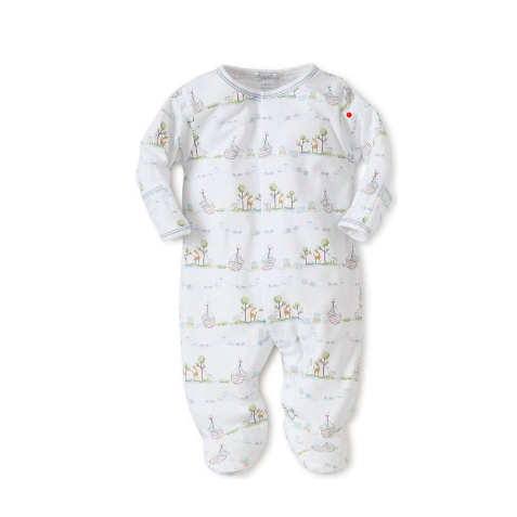 Blue or Pink Noah's Print Footie