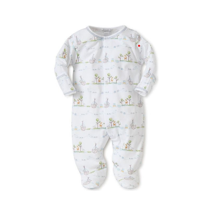 Blue or Pink Noah's Print Footie