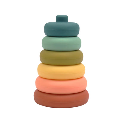 Silicone Stacker in Cherry or Blueberry