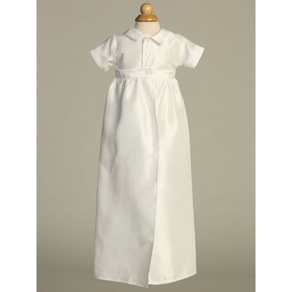 Shantung Romper w/Emb Lace and Detachable Gown