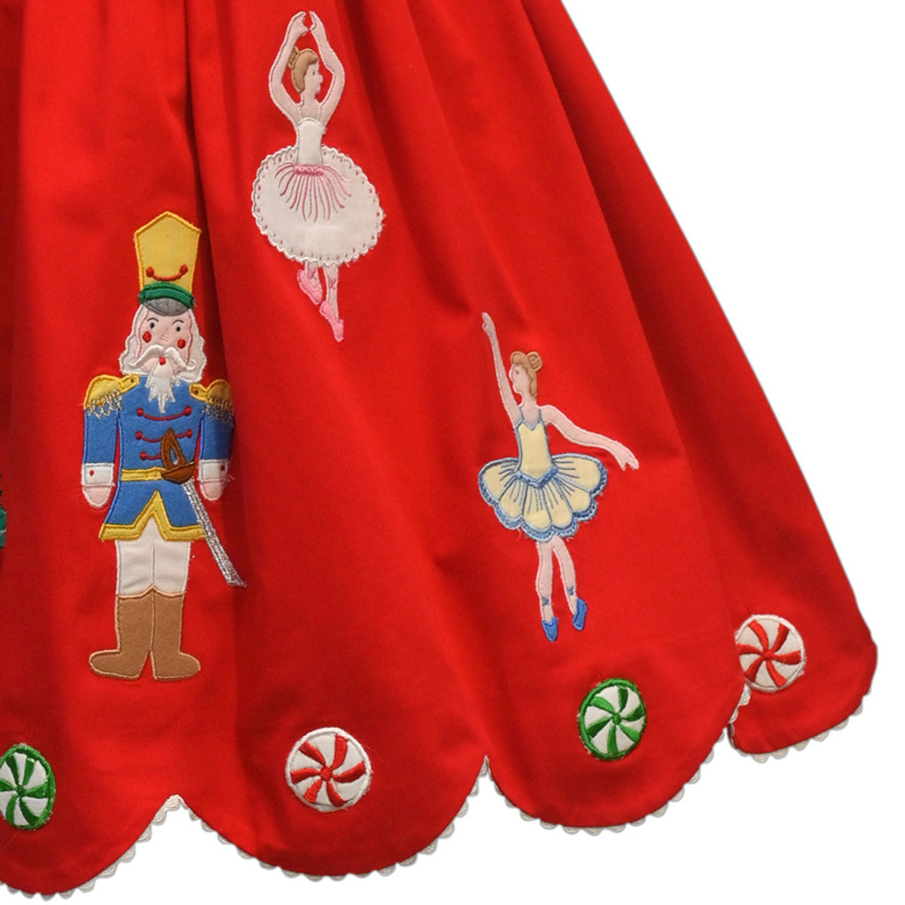 Nutcracker Dress Hand Appliqued