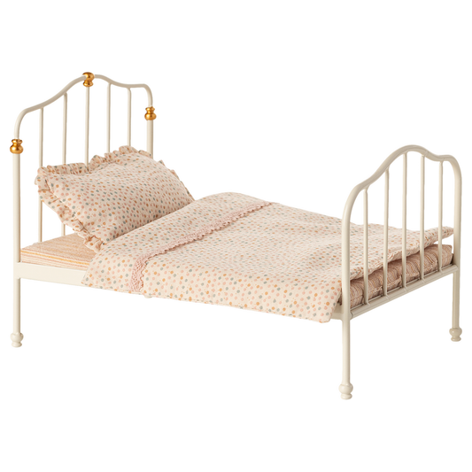 Vintage bed, Mouse - Off white