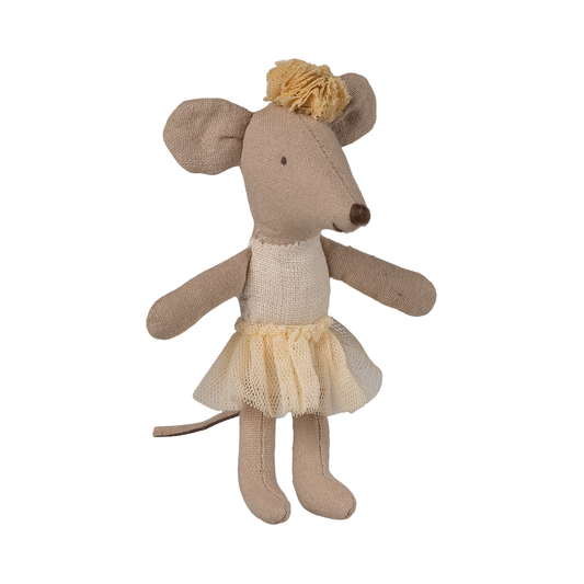 Ballerina mouse, Little sister - Off white