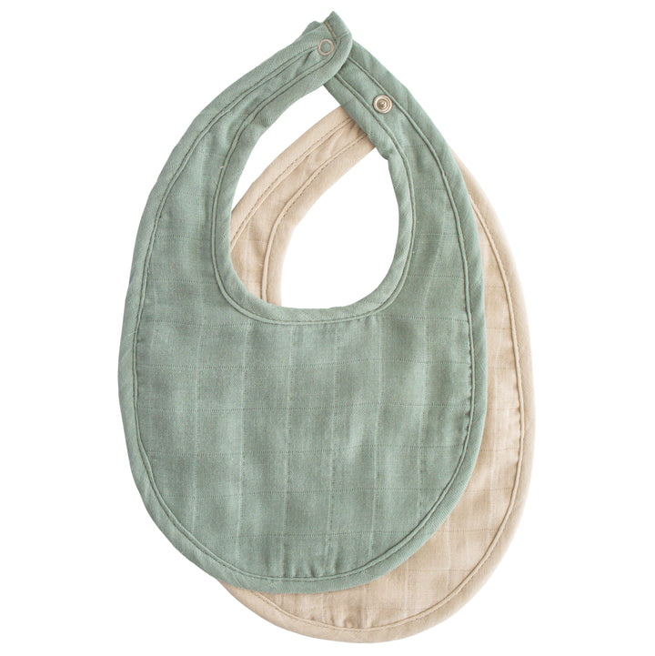 Muslin Bib 2PK-Asst Colors