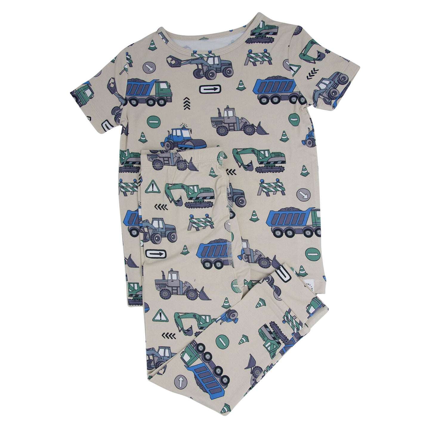 Big Kid Pajama s/s - Construction Site