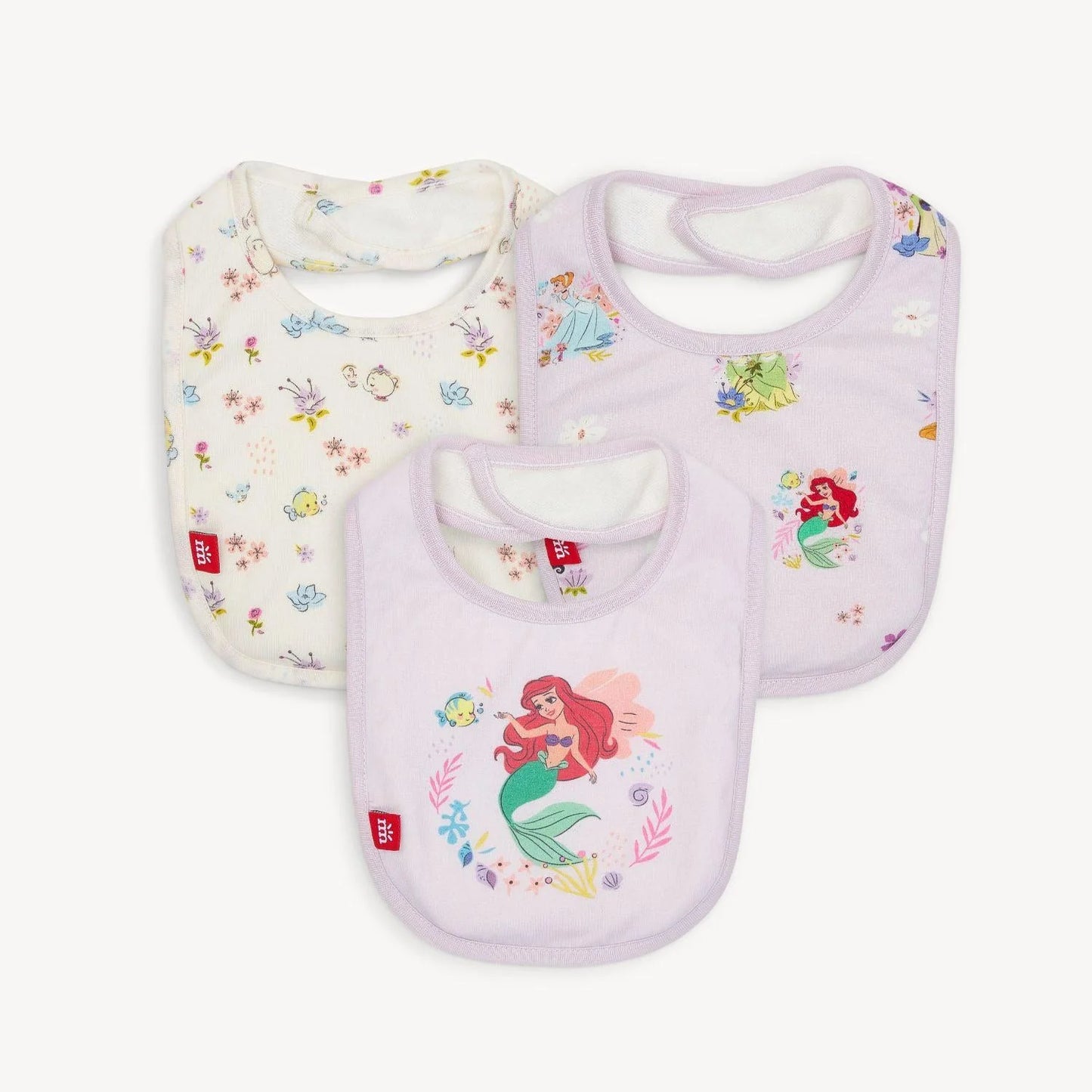 DISNEY PRINCESS BIB 3-PACK