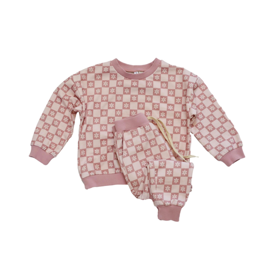 French Terry Set-Daisy