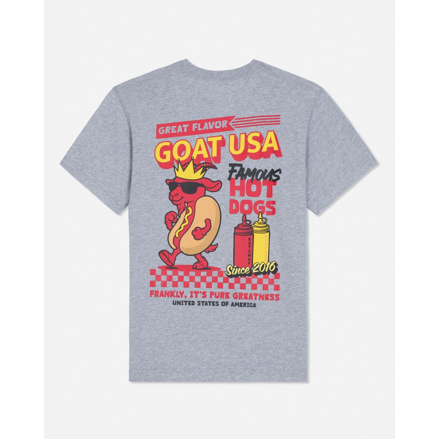 Gray Famous Dogs Tee
