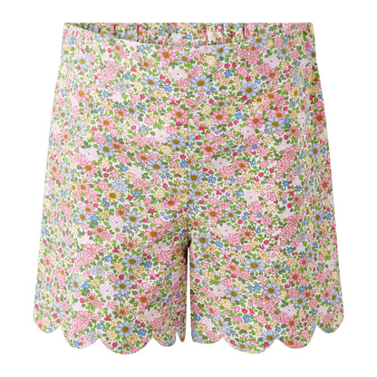 Floral Scalloped Short Set