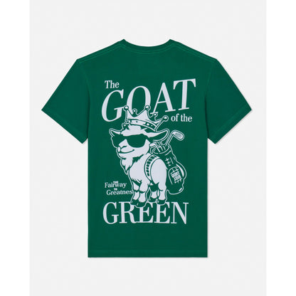Boys Goat Tee Green Golf