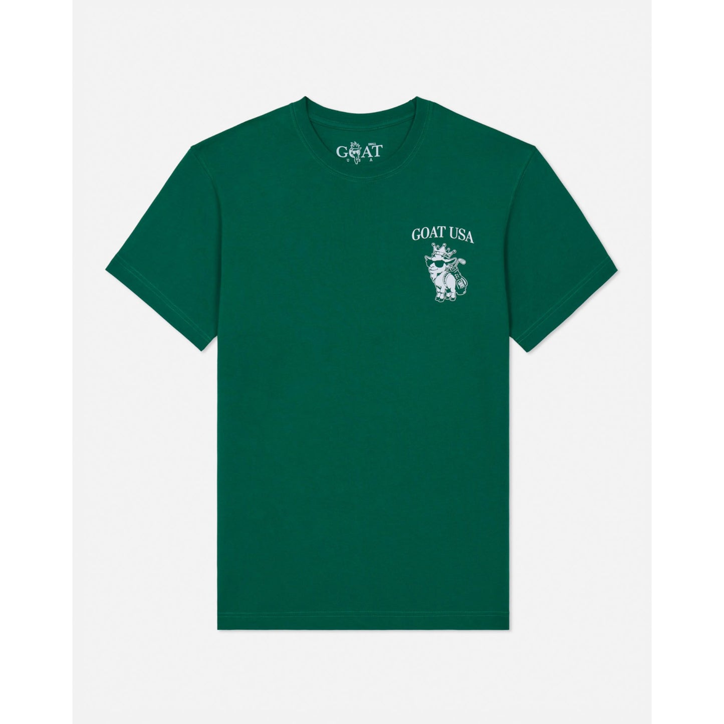 Boys Goat Tee Green Golf