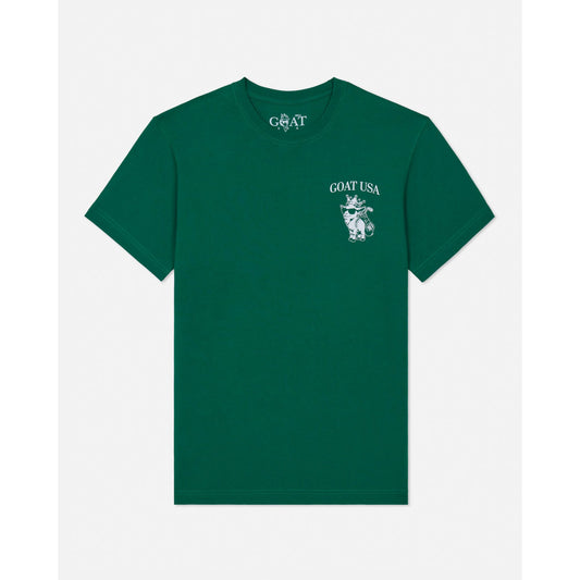 Boys Goat Tee Green Golf