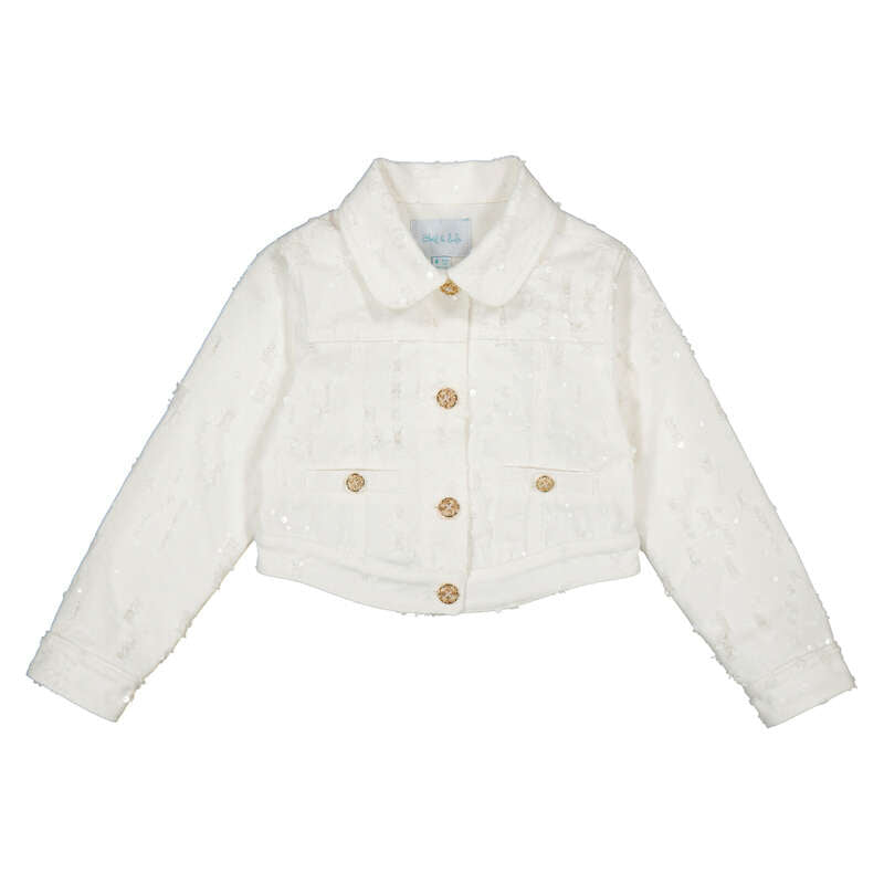 Jacket with sequins