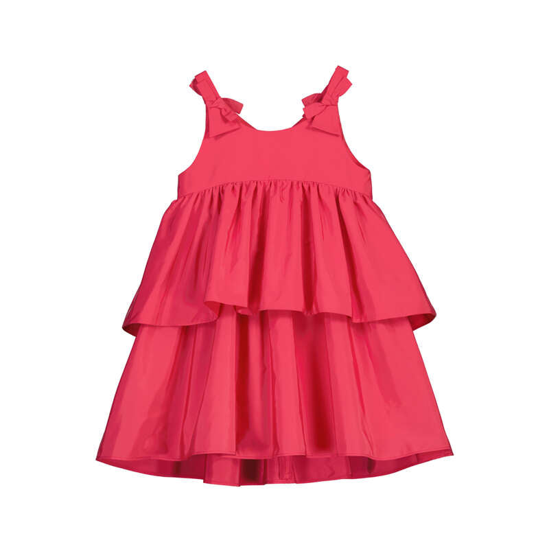 Fuchsia Tiered Dress