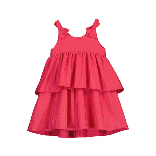 Fuchsia Tiered Dress