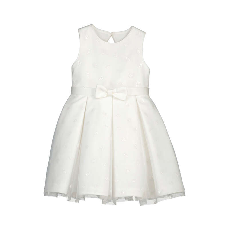 Shimmer tulle dress Creme
