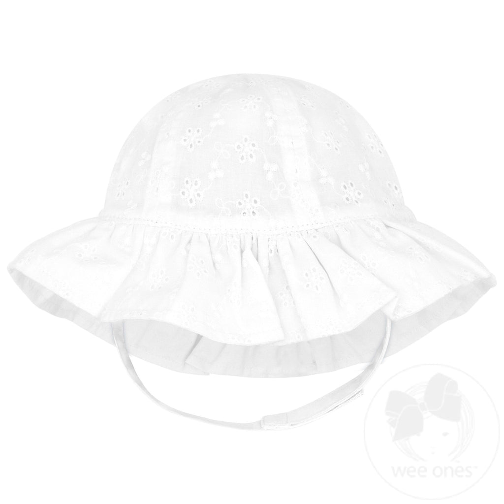 Reversible Ruffle Brim Sun Hat Asst Sizes and Colors