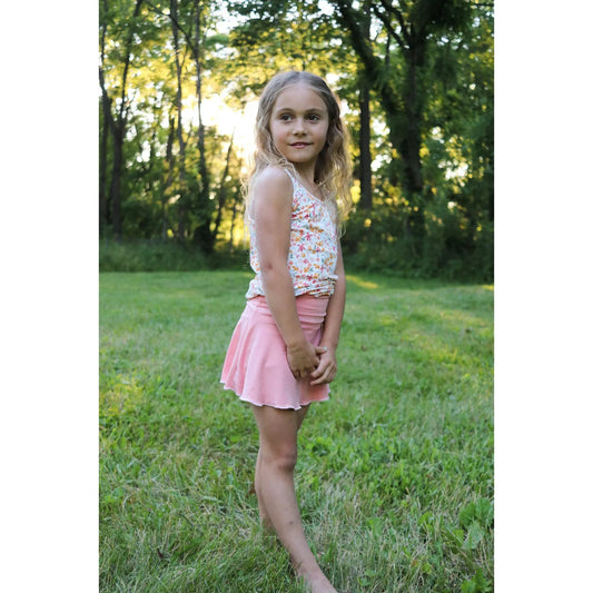 Peach Tennis Skirt