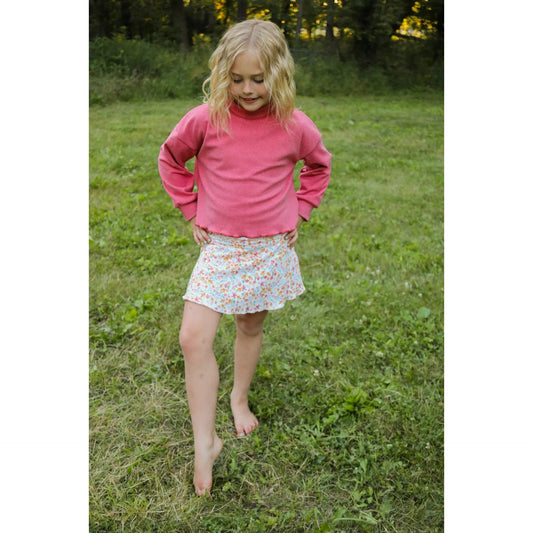 Sunset Red Crew Sweater