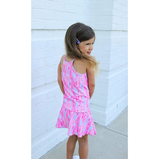 Spring Tie Dye Razor Back Tank