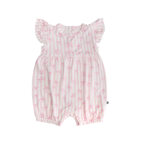 Ruffle Romper - Tie The Knot