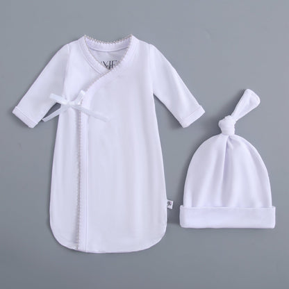 Bereavement Gown & Hat Set