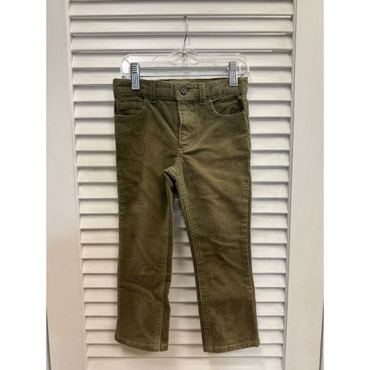 PANT WOVEN-GREEN DUSTY