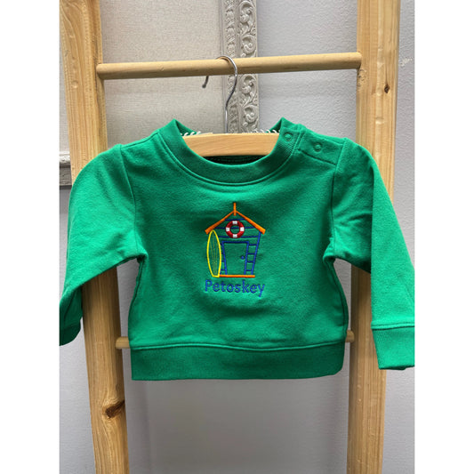 Petoskey Beach Shack Infant Crewneck