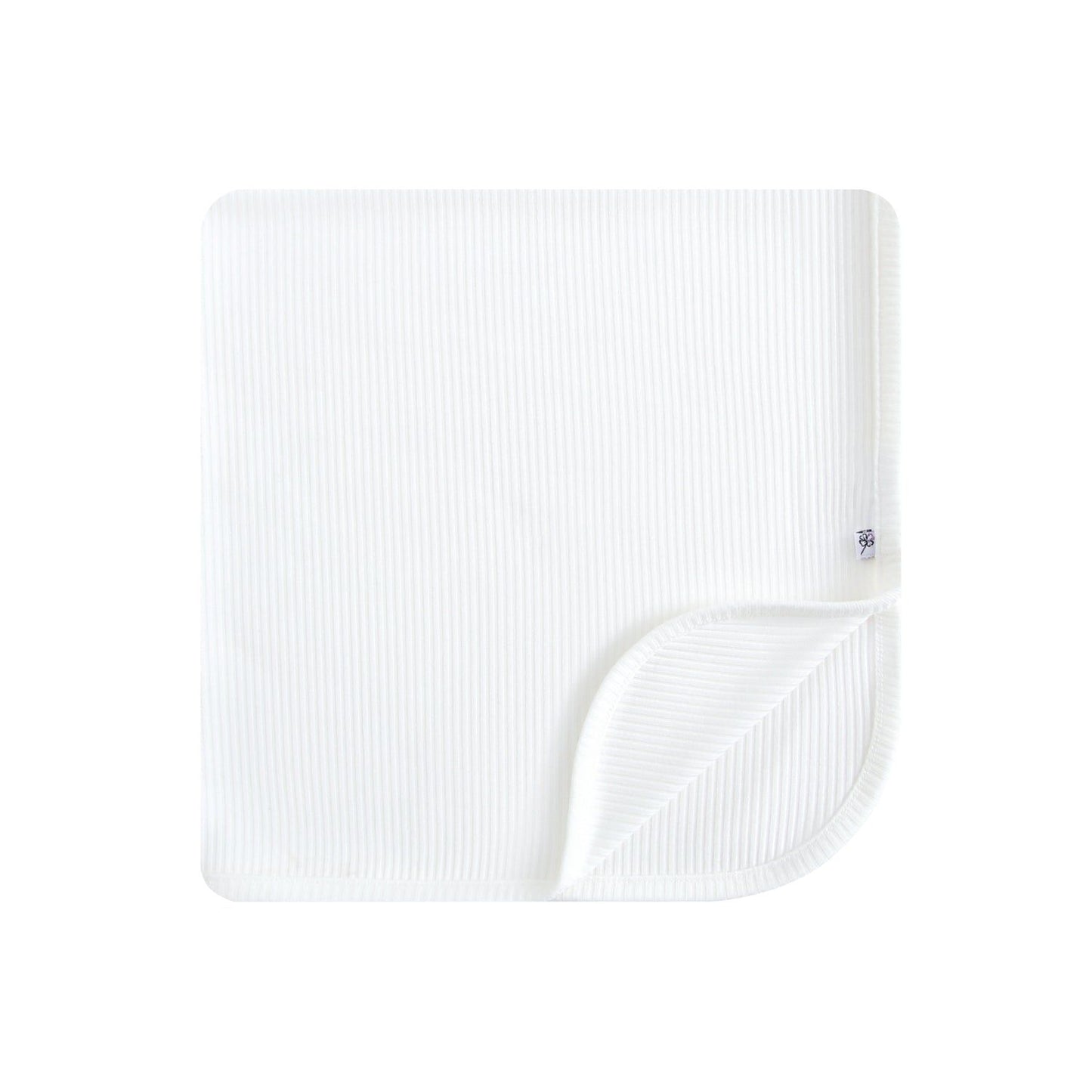 Snow Ribbed Swaddle Blanket