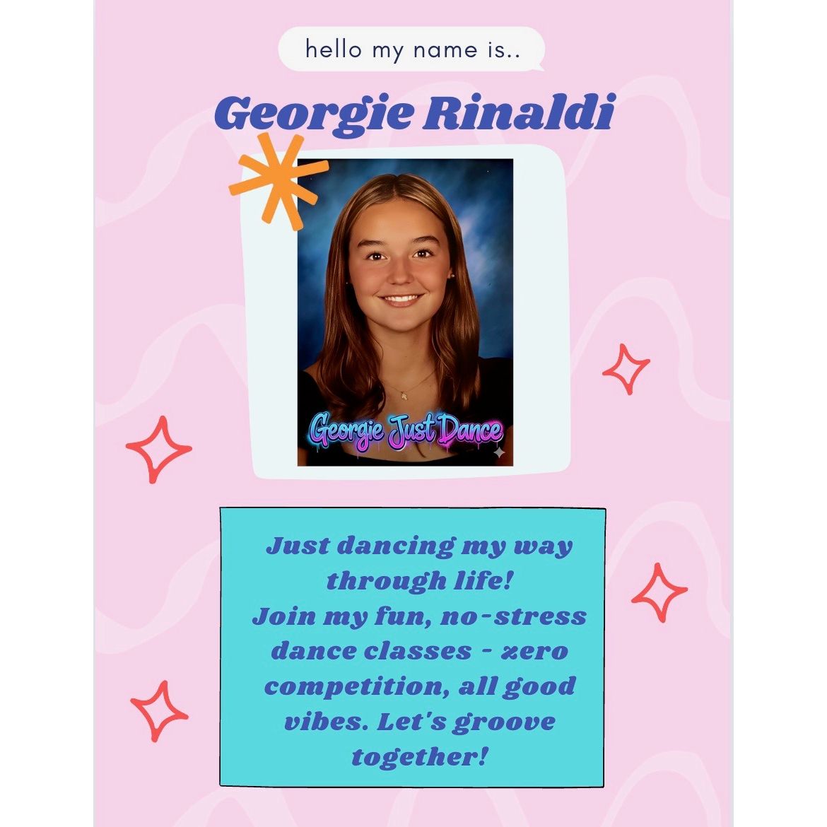 Just Dance w/Georgie 2:15 Sunday 2nd-3rd Grade