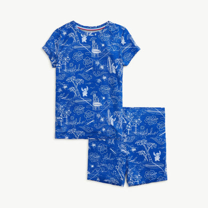 Disney | Lilo + Stitch modal magnetic pajama short sleeve short set