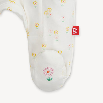 EVANGELINE ORGANIC COTTON FOOTIE W/ RUFF
