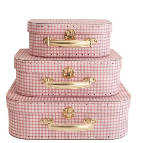 Suitcase Set 3pc- Gingham