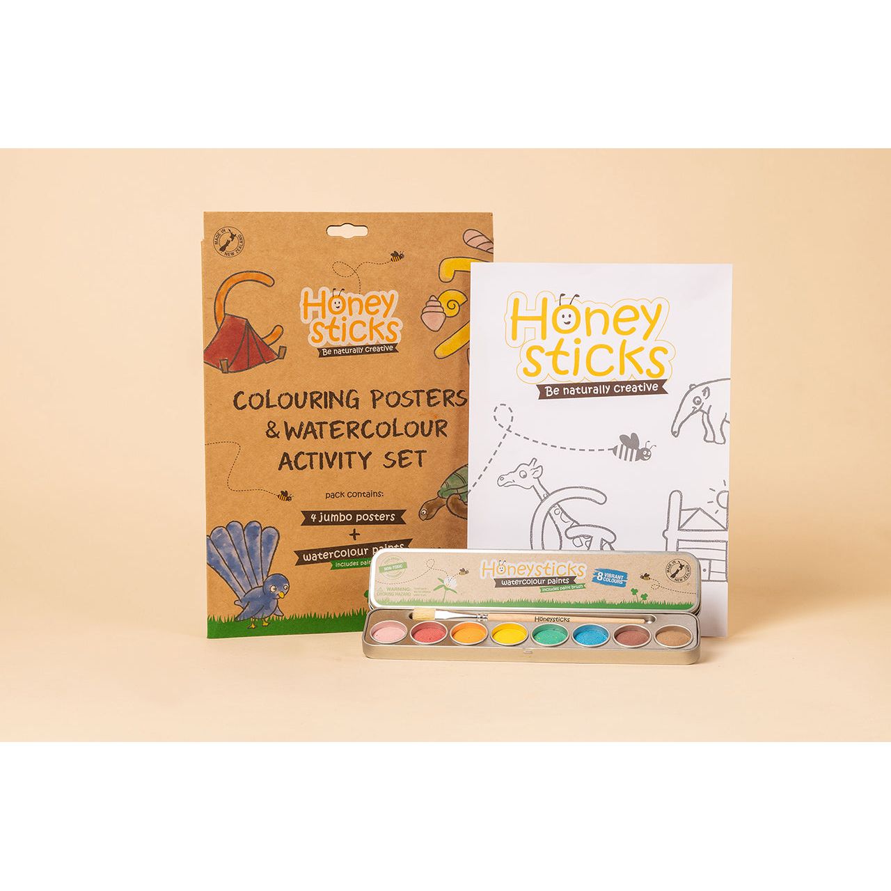 Jumbo Posters and Paints Activity Set
