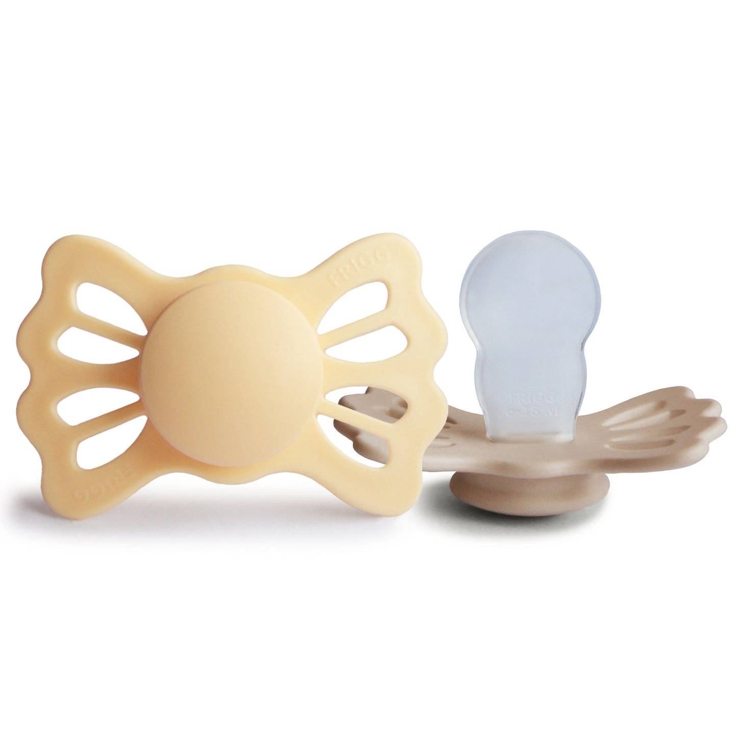 FRIGG Lucky Symmetrical Silicone Pacifier 2-Pack (6-18 Months)
