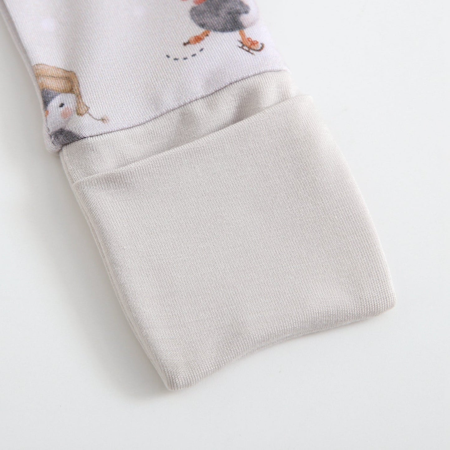 Penguins On Ice Zippered Baby Romper