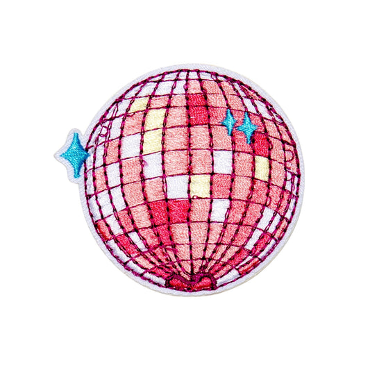 Pink Disco Ball Patch