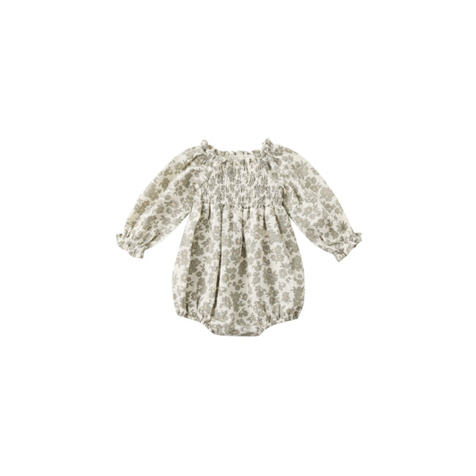 EDEN ROMPER || GREEN FLORAL