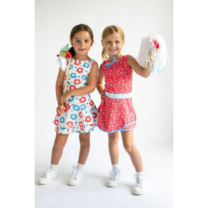 Skort & Sweet Skort Set Red Floral