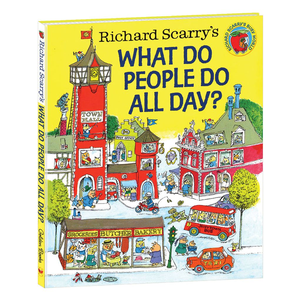 "WHAT DO PEOPLE DO ALL DAY?" HARDCOVER BOOK