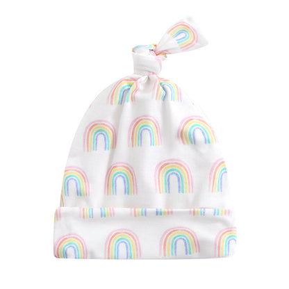 Forever Rainbow Baby Beanie Hat