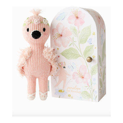 Tiny Penelope the flamingo