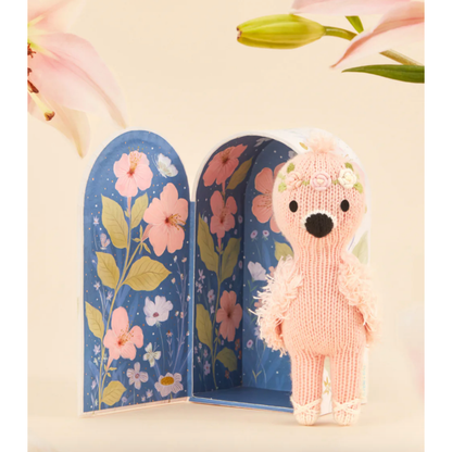 Tiny Penelope the flamingo