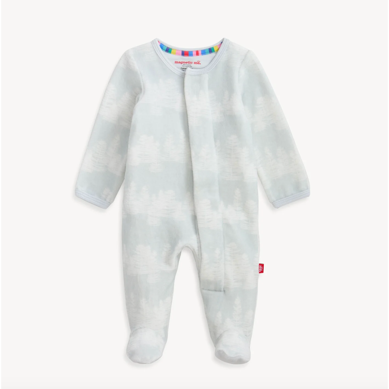 BIRCH TREES VELOUR FOOTIE