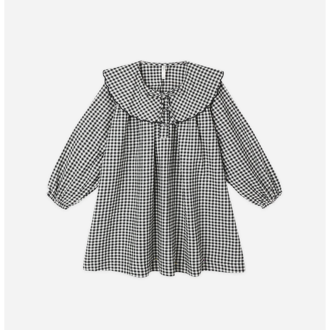 MINI DRESS || BLACK GINGHAM