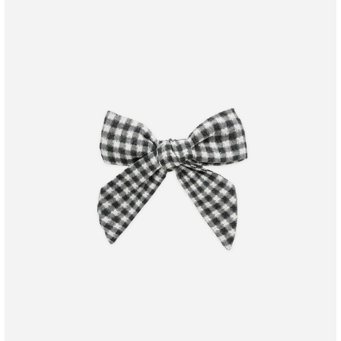 BOW || BLACK GINGHAM