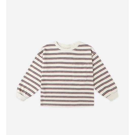RELAXED LONG SLEEVE TEE || VINTAGE STRIPE
