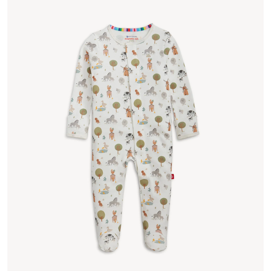 Funny Farm Organic Cotton Footie