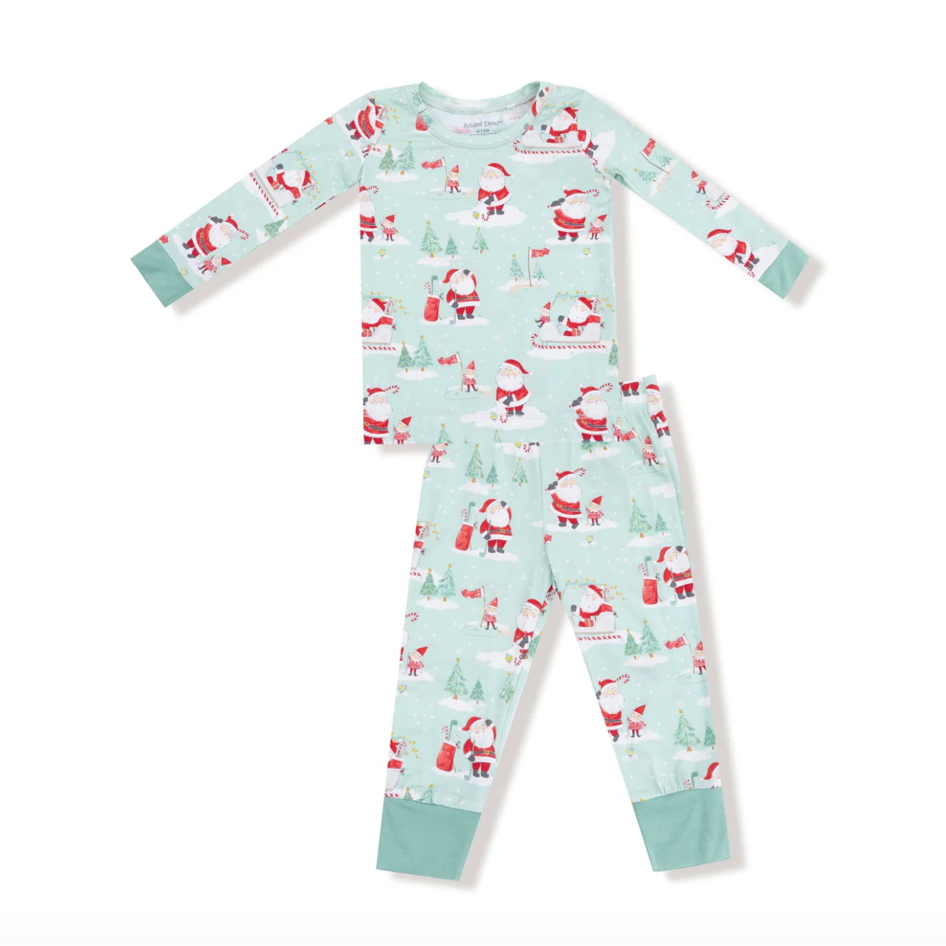 Golfing Santa L/s Loungewear Set