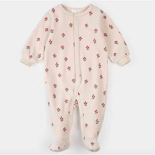 Velour Winterberry Pink Sleeper